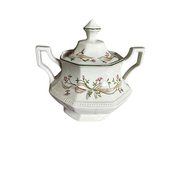 Johnson Brothers England Creamer & Sugar China Set (VINTAGE) - Picture 8 of 11